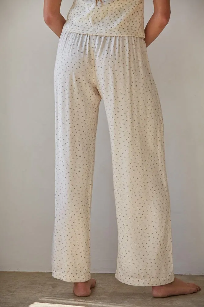 Tailored Floral Lounge Pants