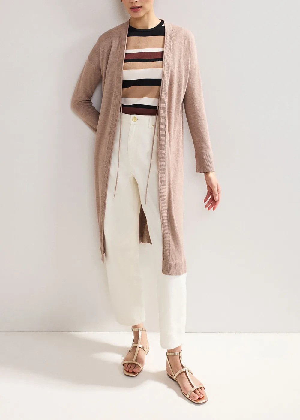 Long-Sleeved Women's Knitted Cardigan