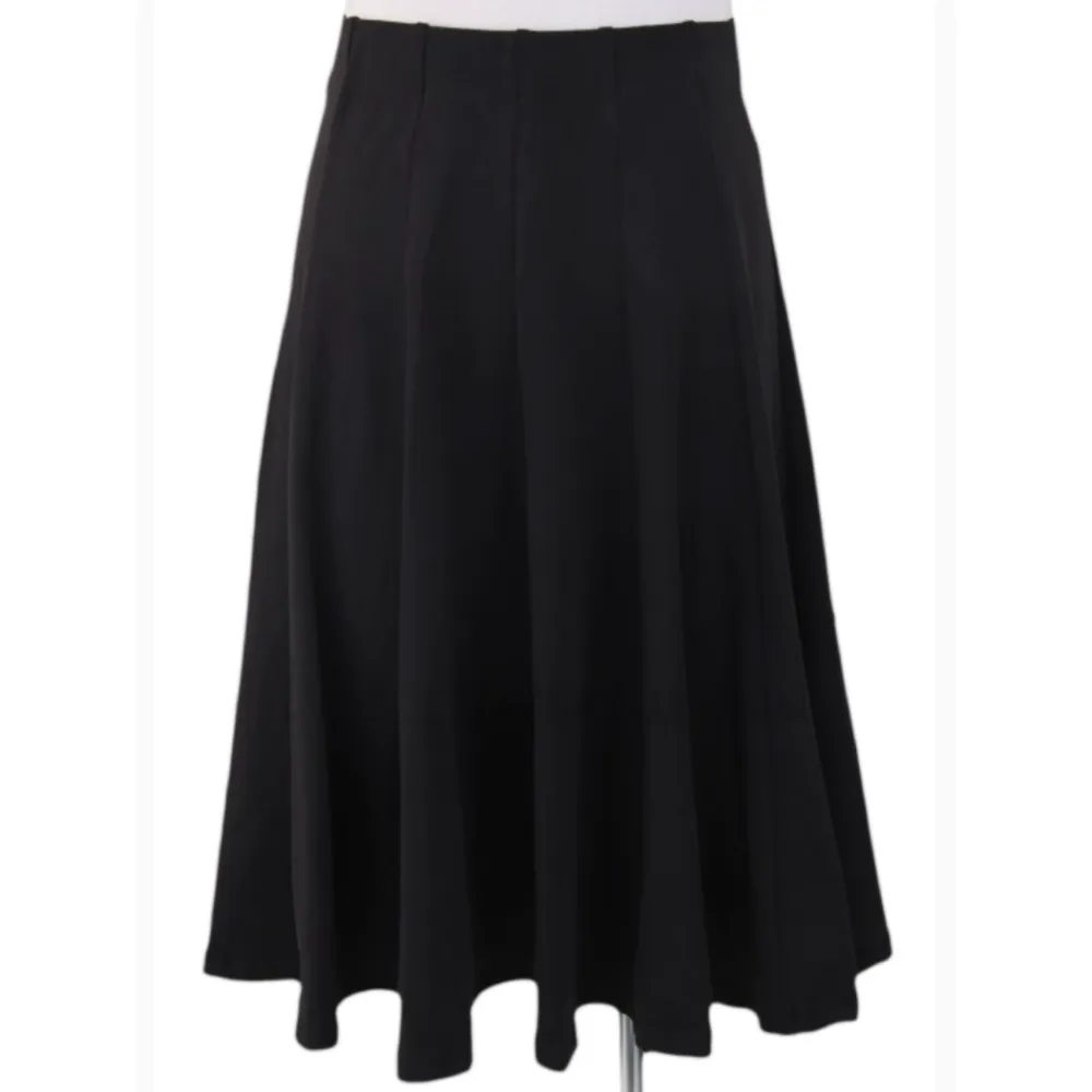 Cotton Stretch Panel Skirt
