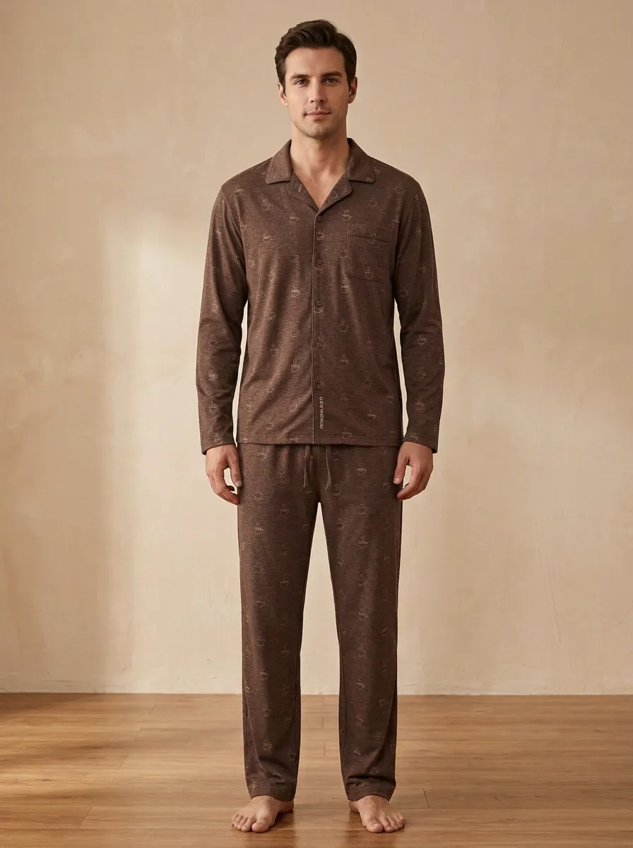 Refined Detail Classic Men's Pajama Set