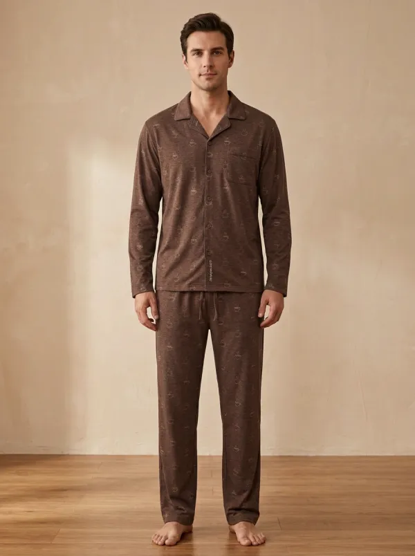 Refined Detail Classic Men's Pajama Set