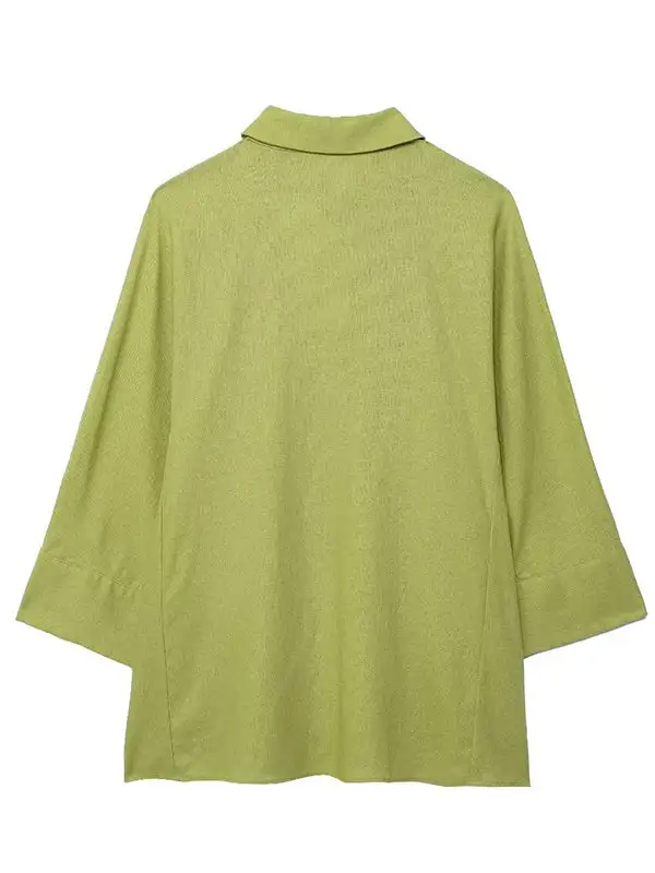 Relaxed Panel Detail Blouse And Pants Set