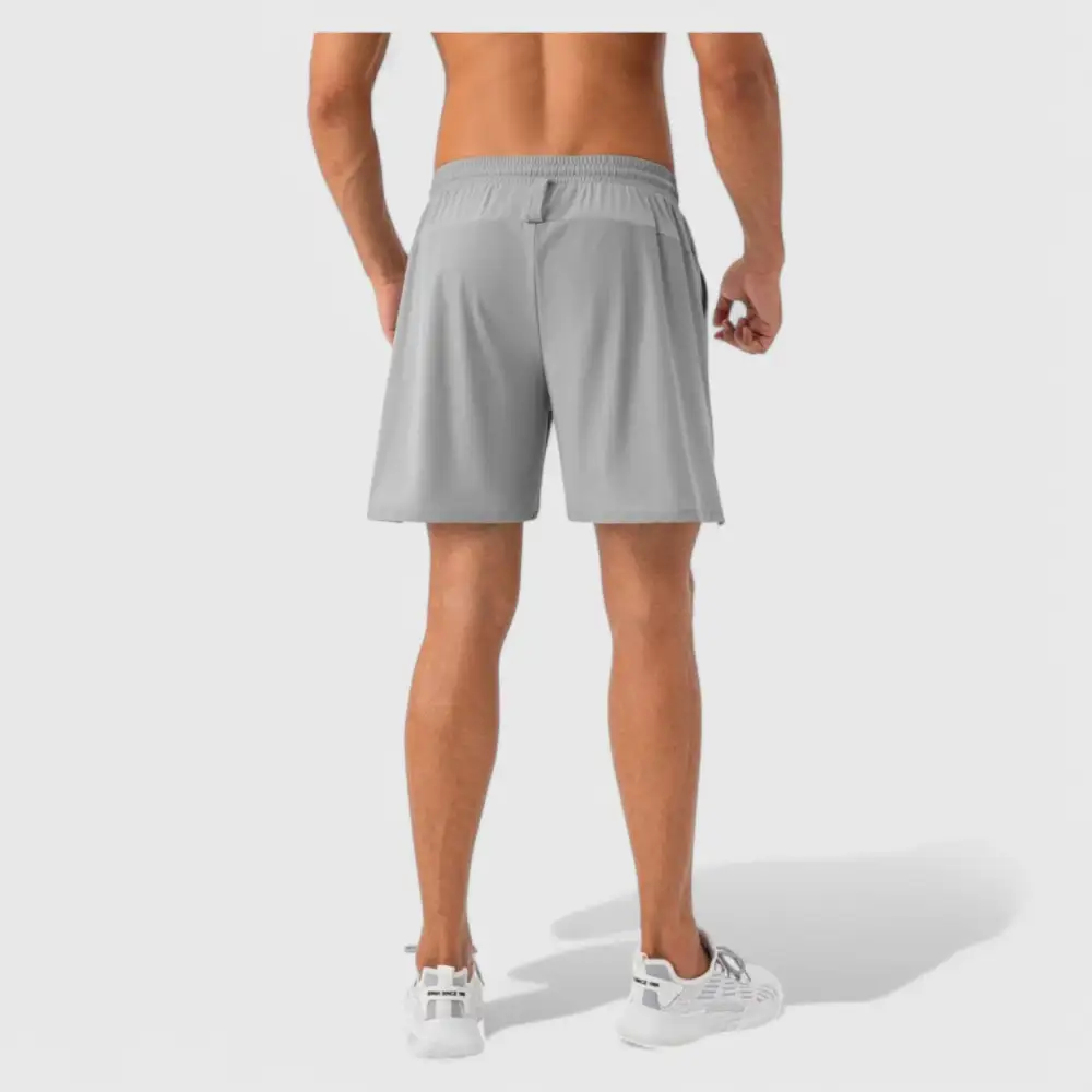 Drawstring Elastic-Waist Quick-Dry Lightweight Men's Athletic Shorts