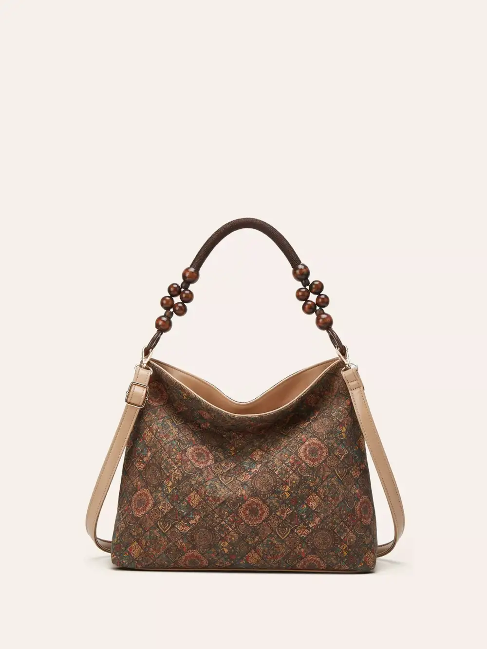 Bohemian Geometric Pattern Hobo Handbag