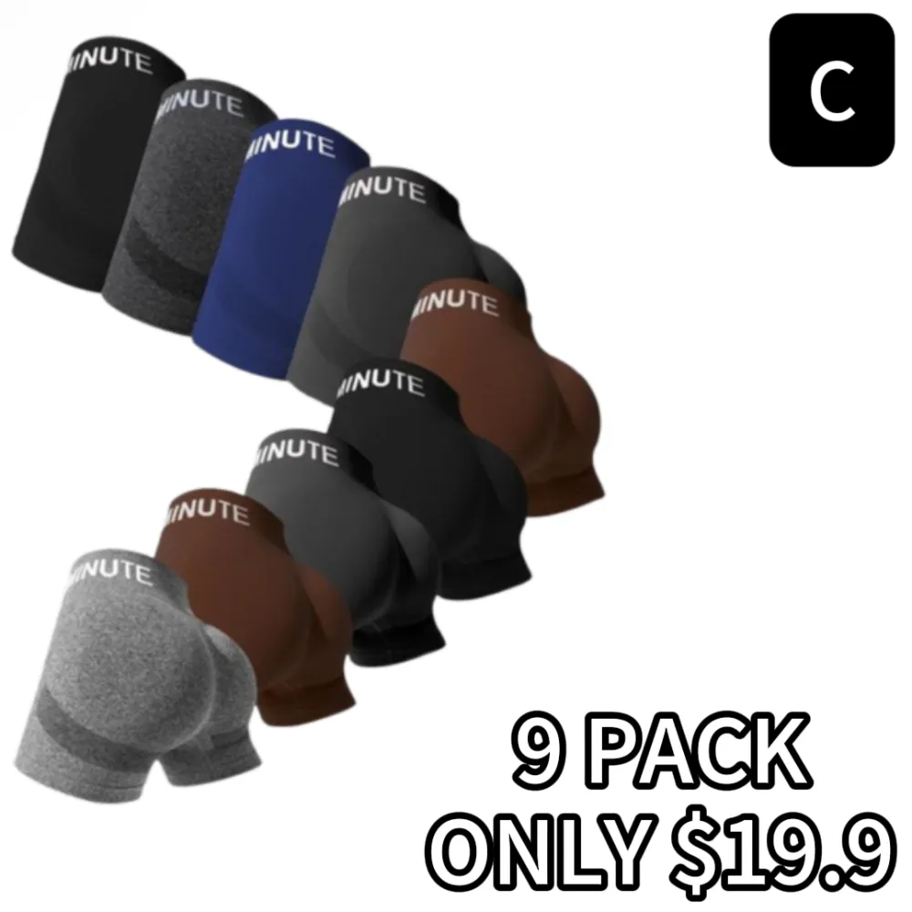 Women's Letter Print High Waist Gym Shorts