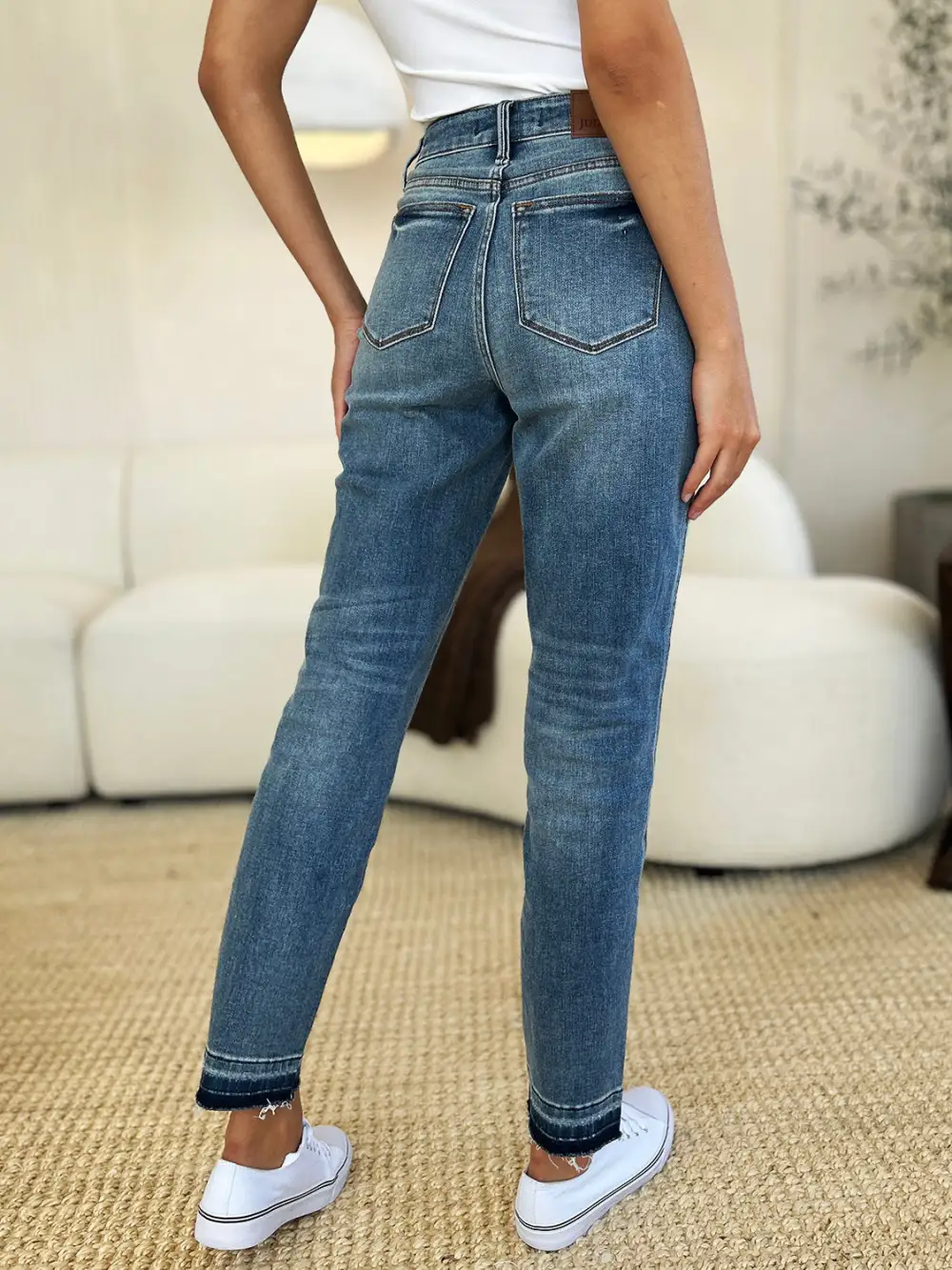 Classic Mid Rise Denim Jeans