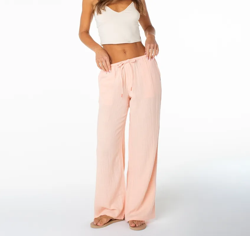 Relaxed Panel Wide Leg Pants