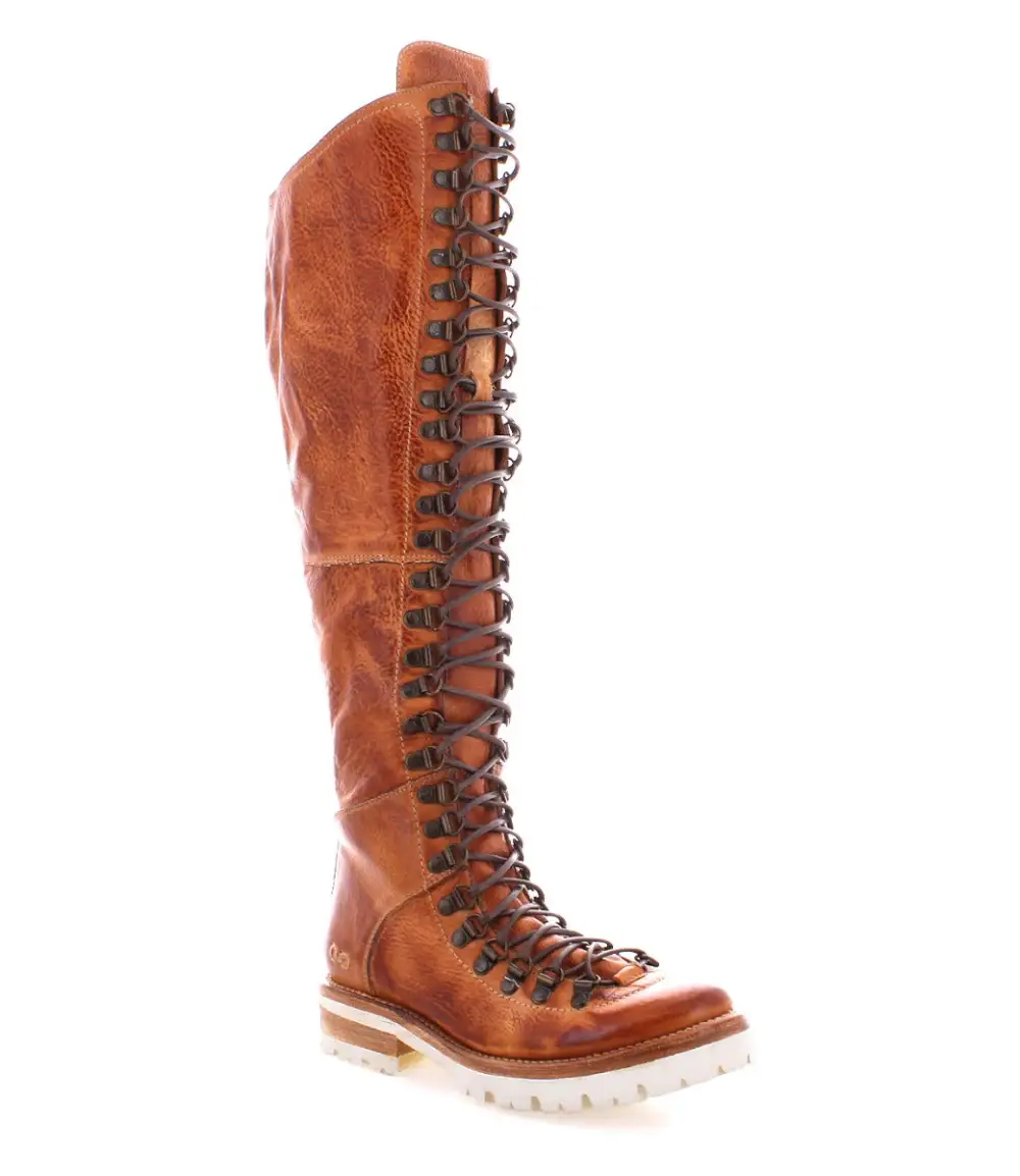 Side-Zip Lace-Up Hiker Boots