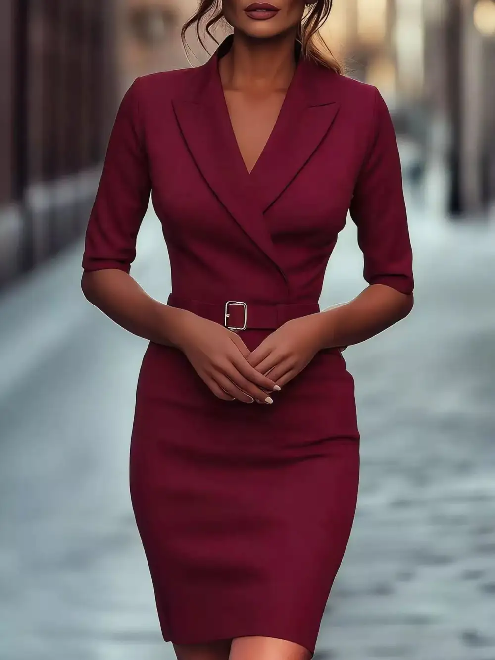 Wearable Cut Short Sleeve Dress