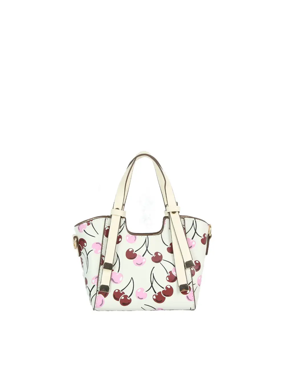Cherry Print Satchel Bag