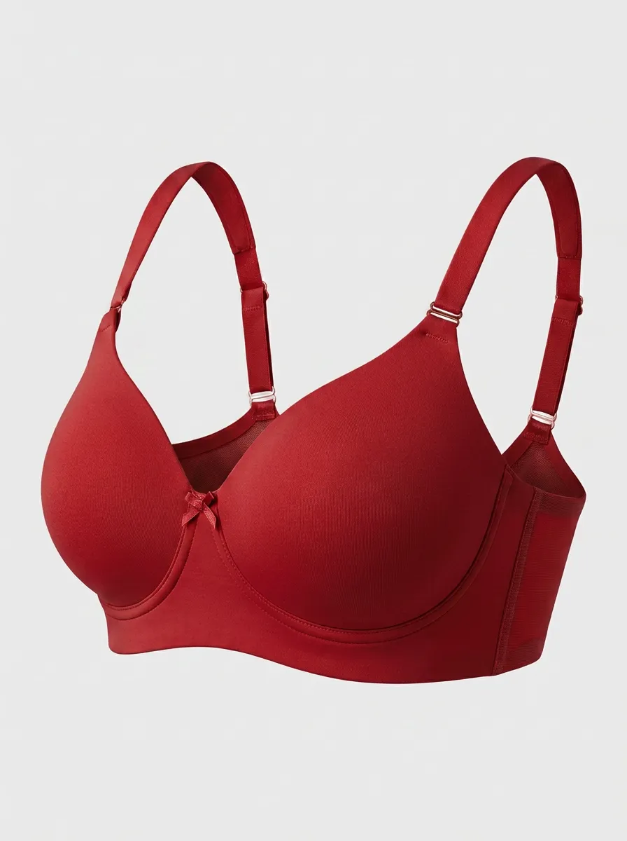 Women's Full-Coverage Underwire Bow-Detail Molded-Cup Bra