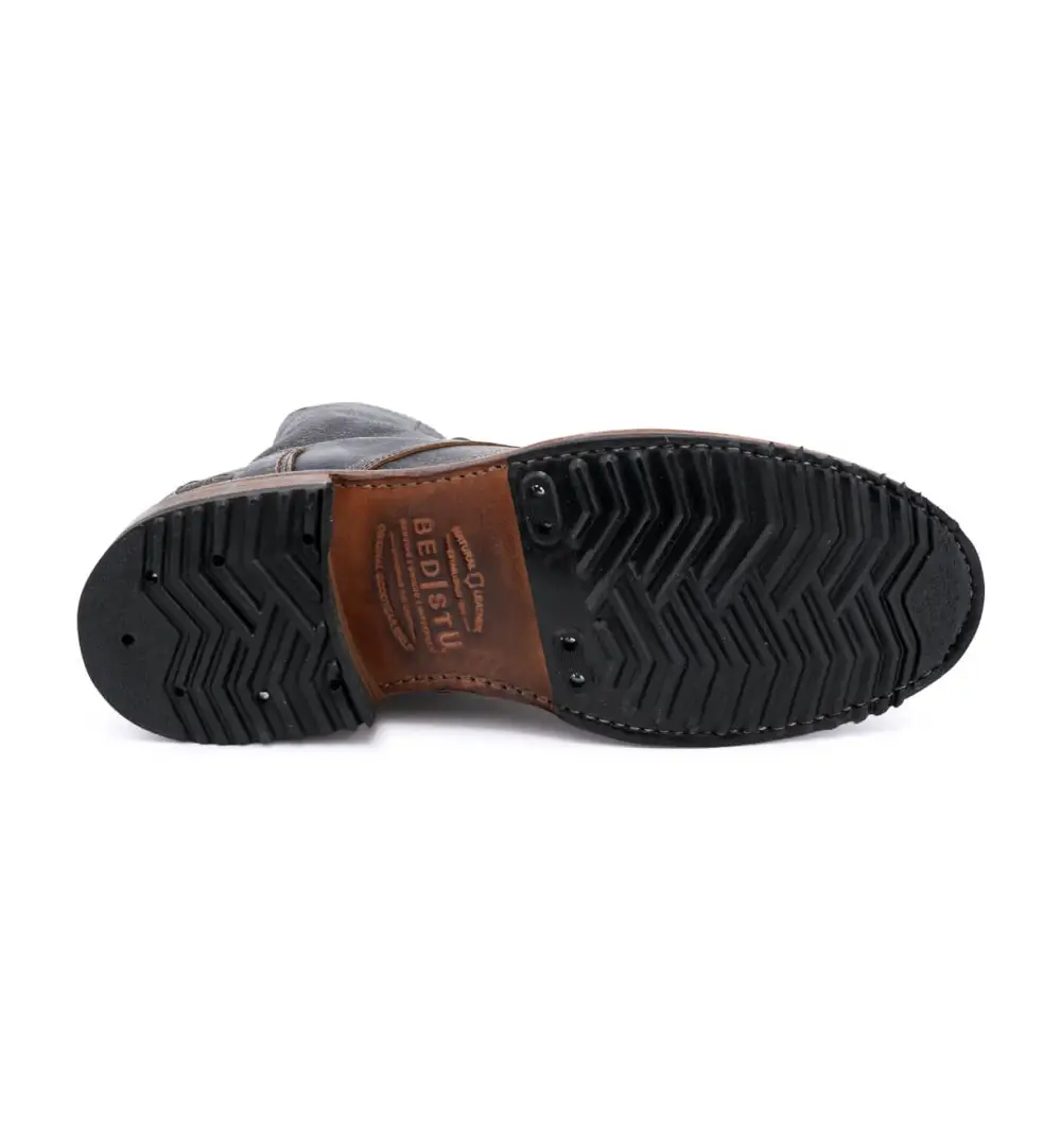 Back-Zip Streamlined Combat Boots