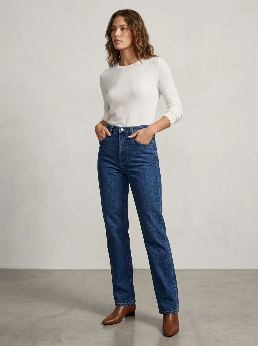 Weekend Casual Women's Straight-Leg Jeans