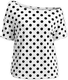 omen's Solid Color Tee Top