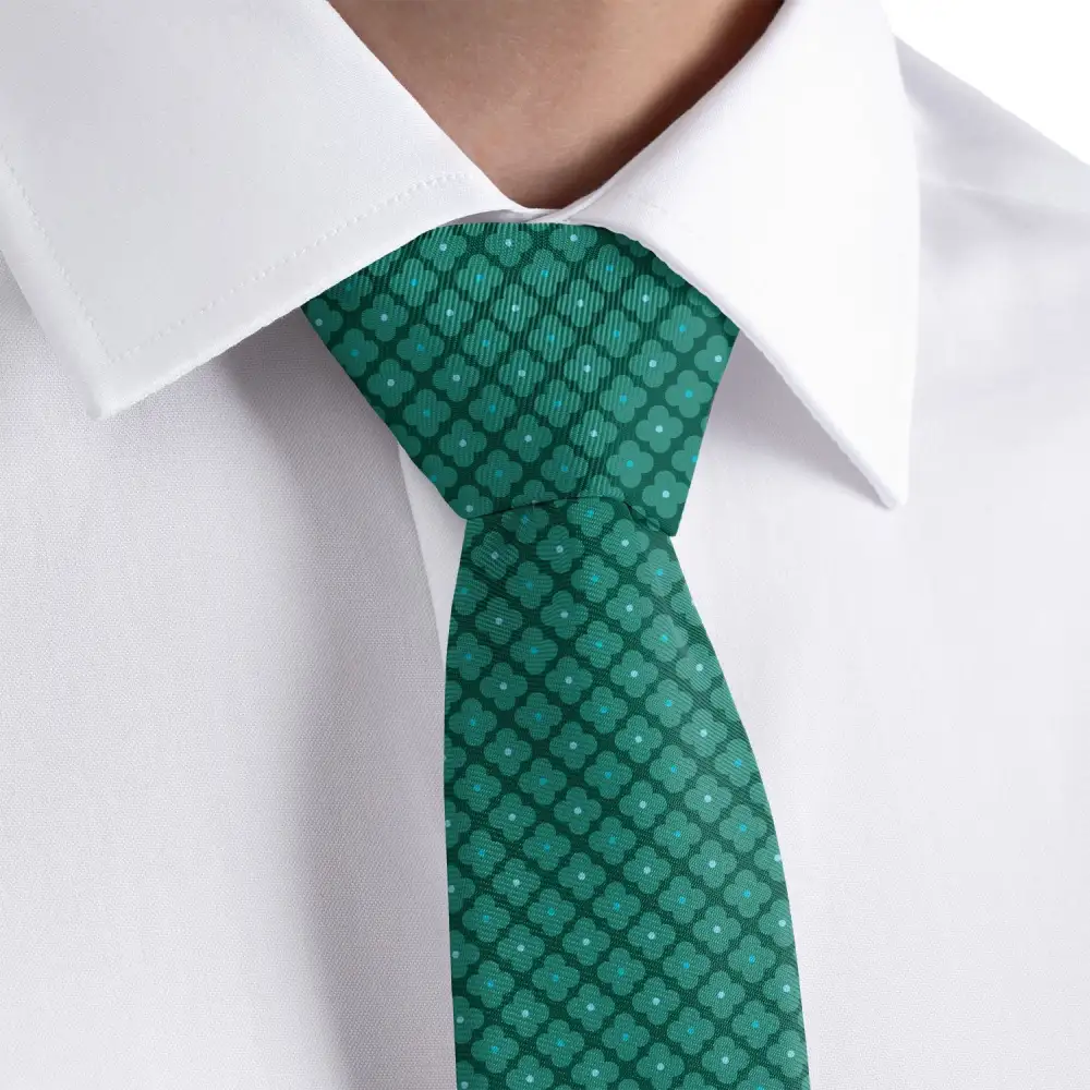 Elegant Floral Arrangement Necktie