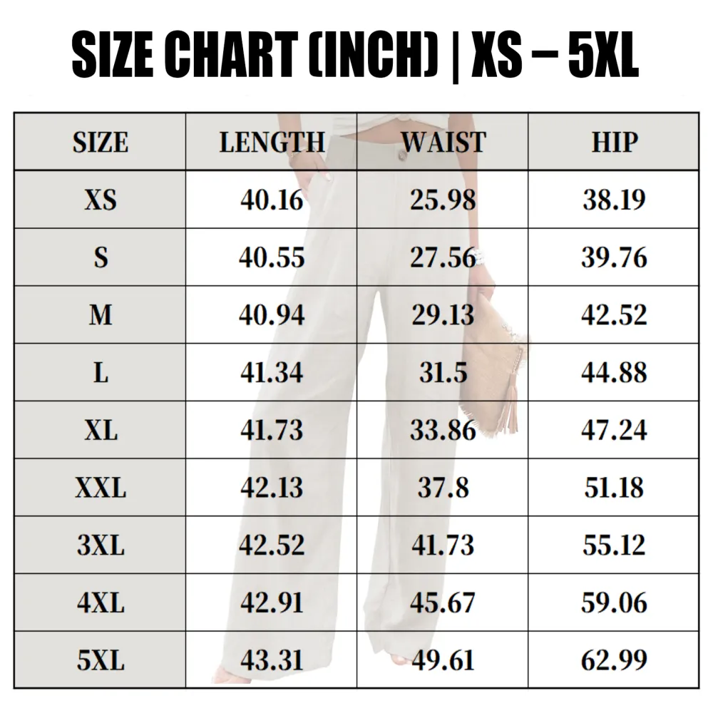 🎉Hot Sale🔥Women's Cotton-Linen Wide-Leg Pants🔥8-Pack - All Colors Included, Only $24