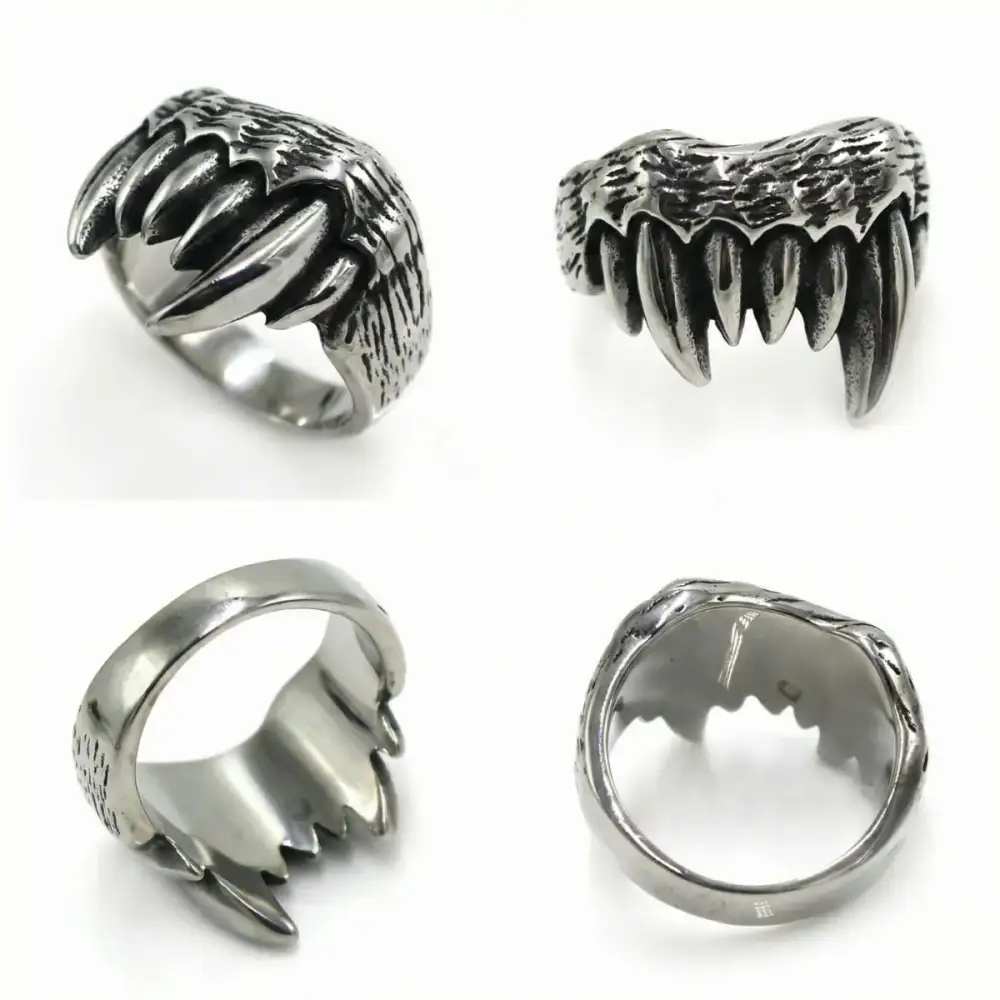 Men's Monster Fangs Ring