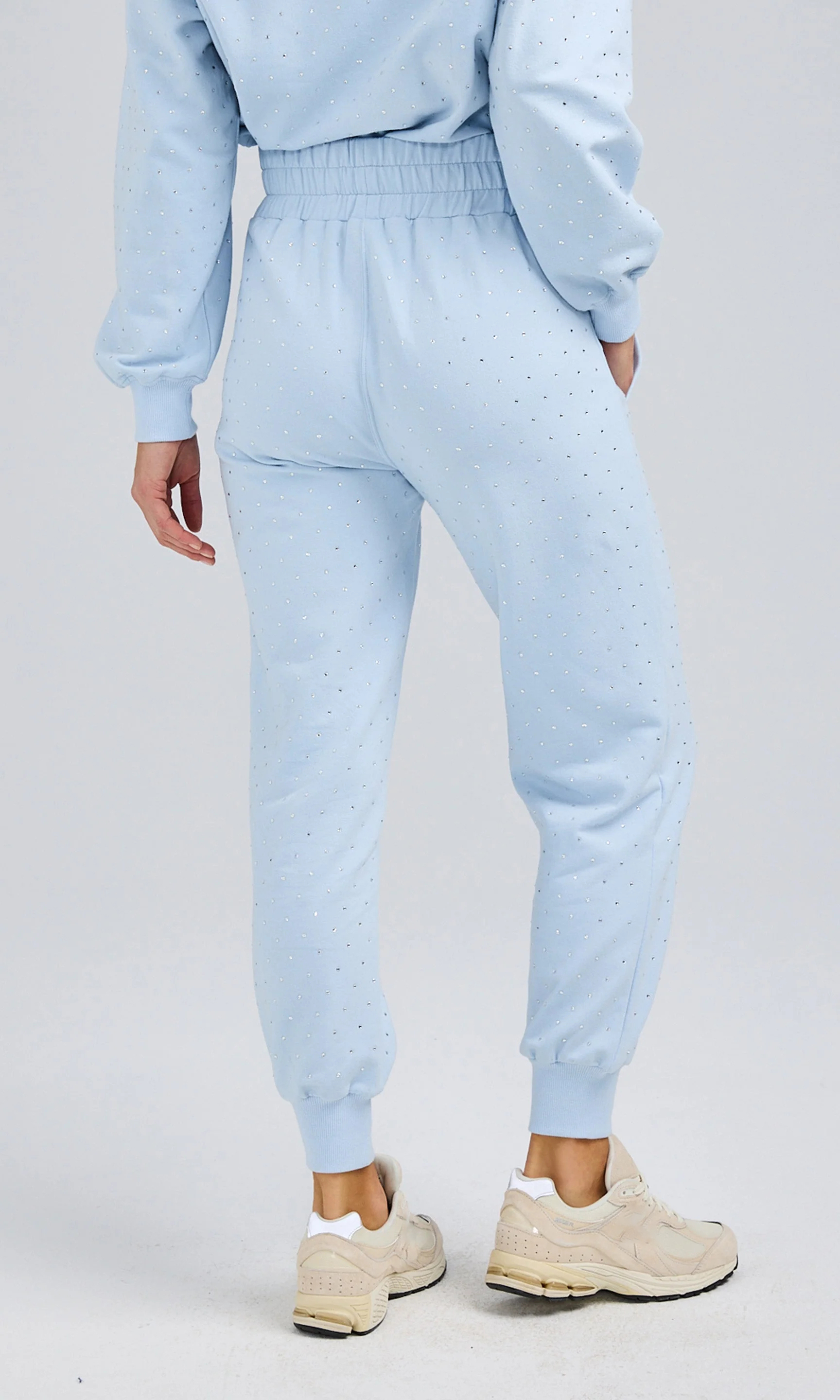 Light Blue Cuffed Trousers