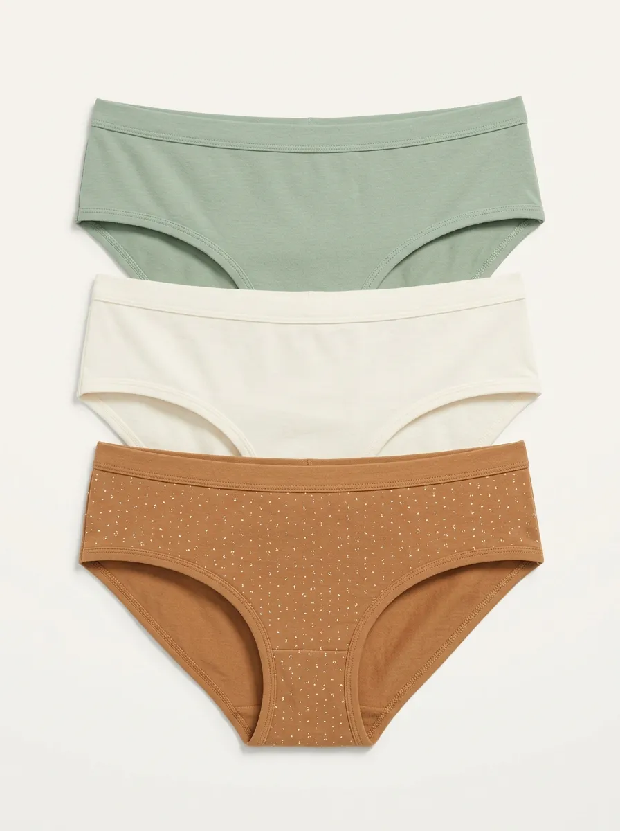 Minimal Polka-Dot Brief Set