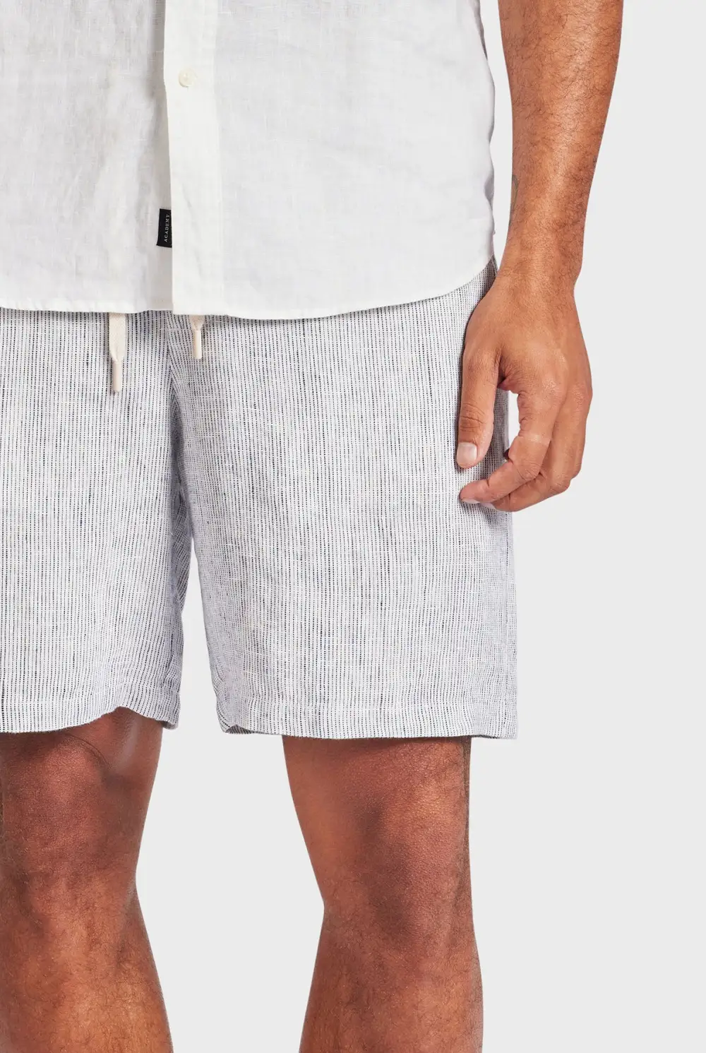 Elastic Waist Contrast Drawcord Short