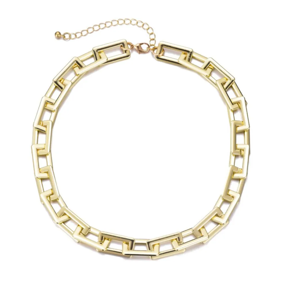 Refined Paperclip Chain Necklace