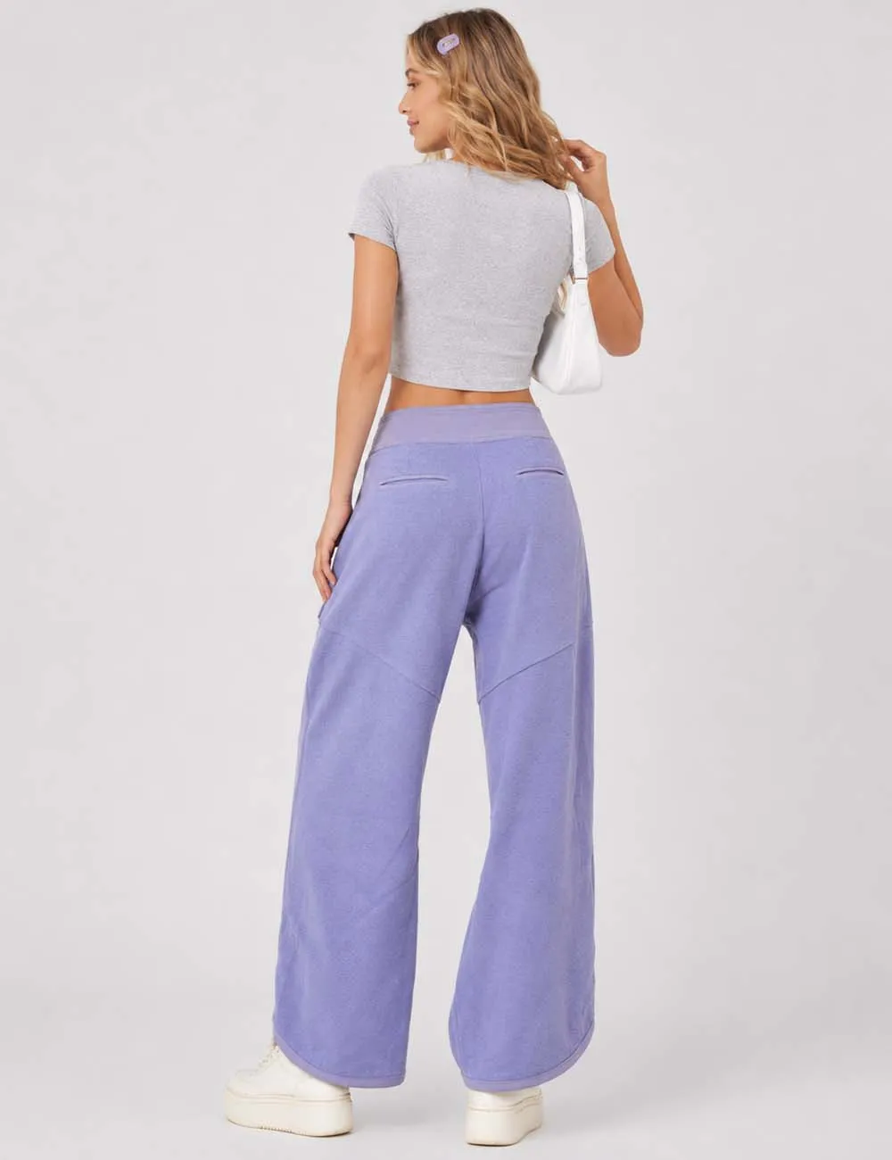Pockets Pants Wide Leg Sweatpants