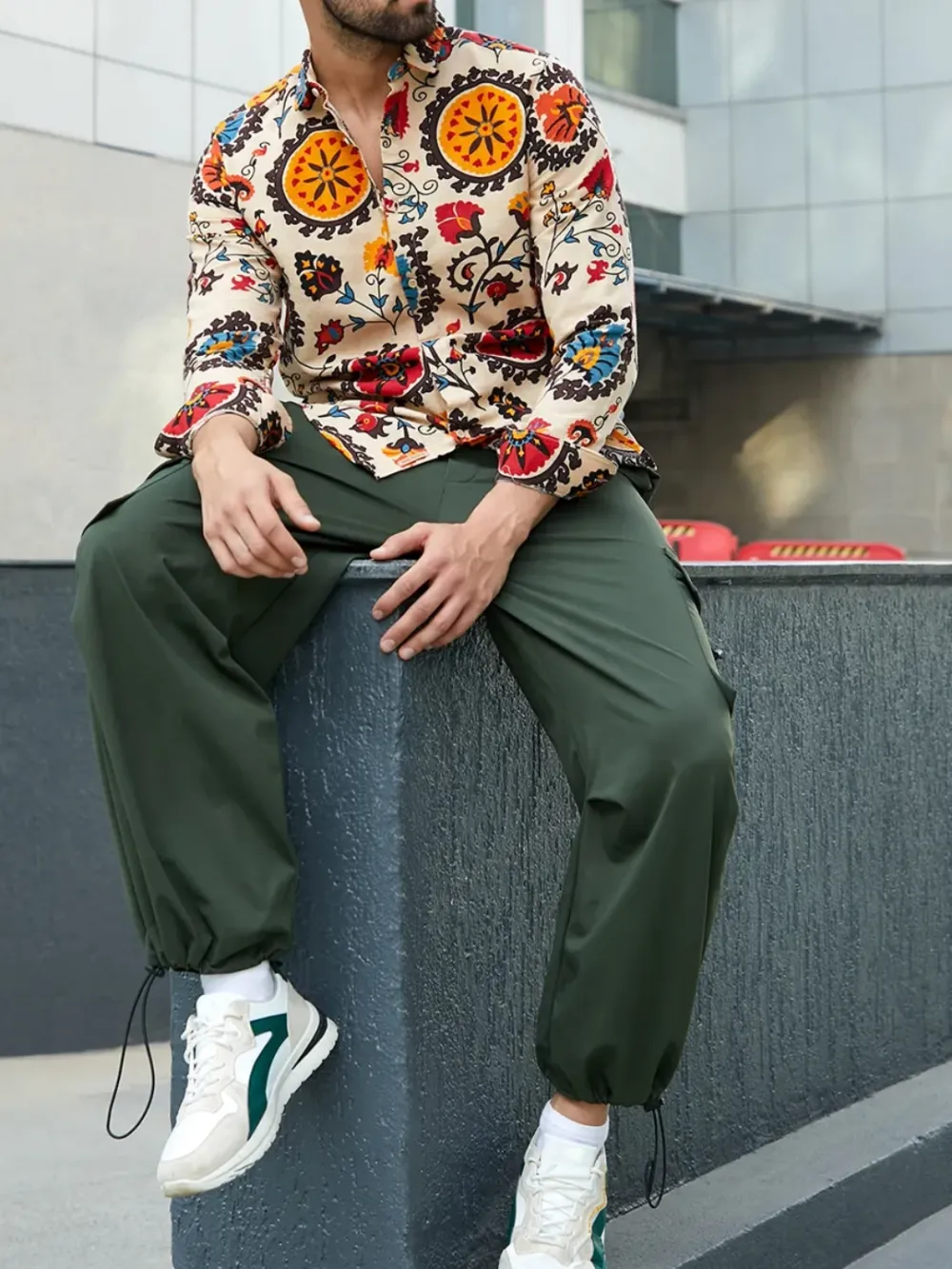 Full Sleeve Casual Style Floral Shirt