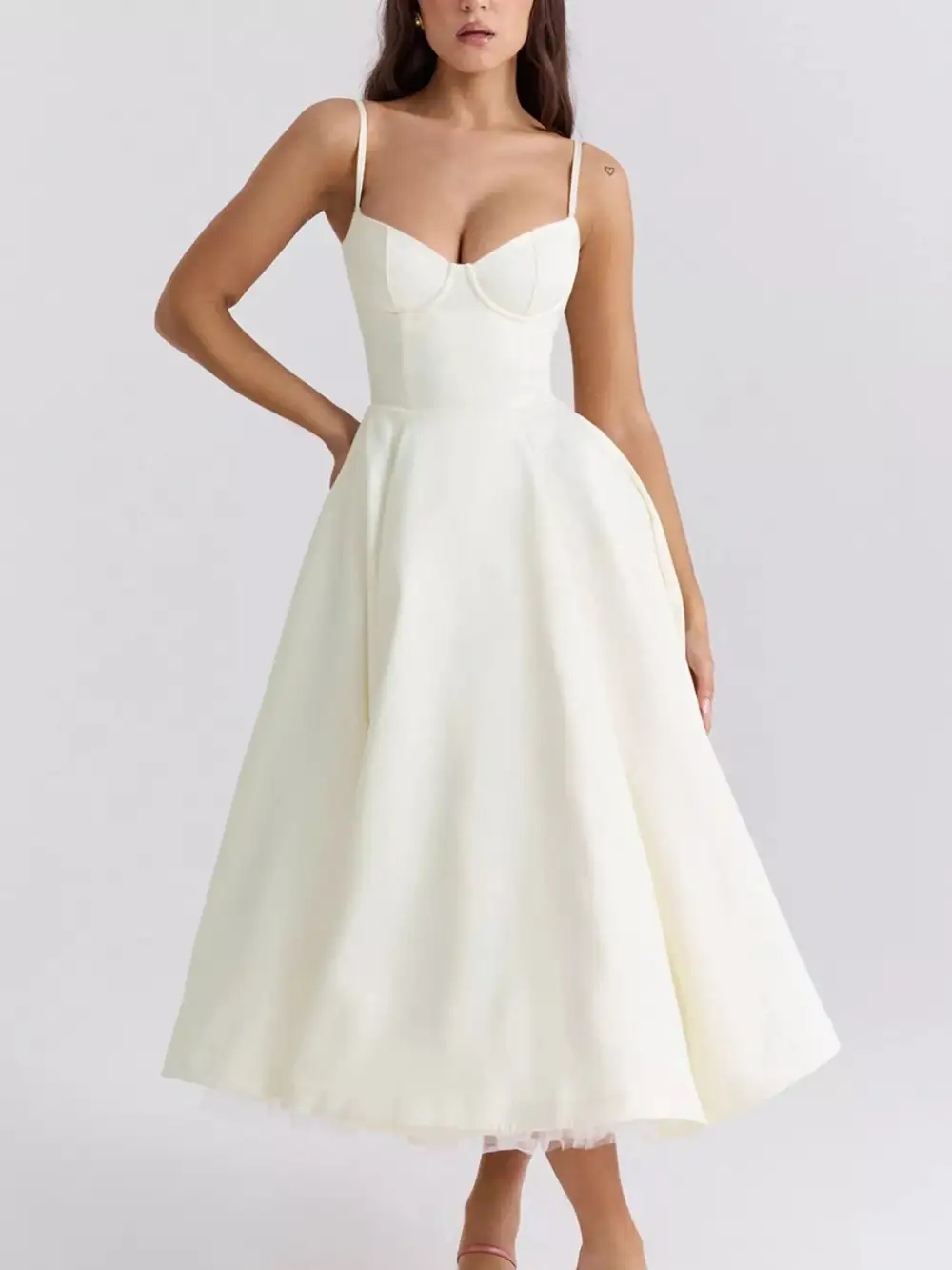Sweetheart Midi Dress