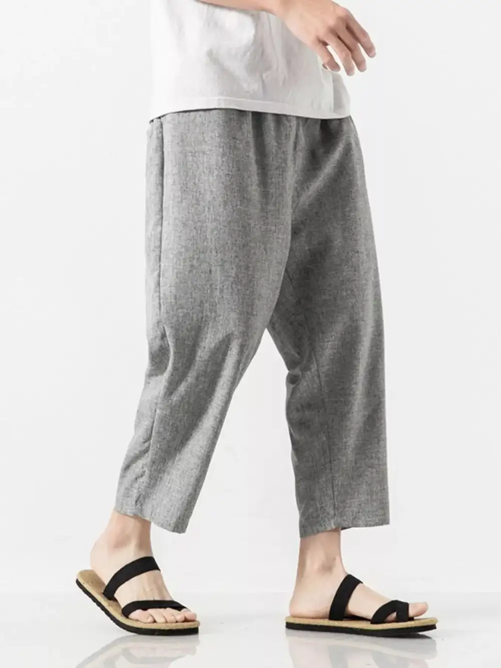Refined Men's Plus Size Casual Cropped Pants