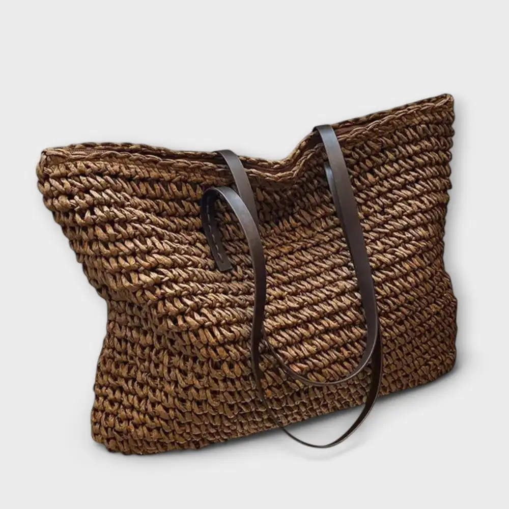 Woven Soft Grain Handbag