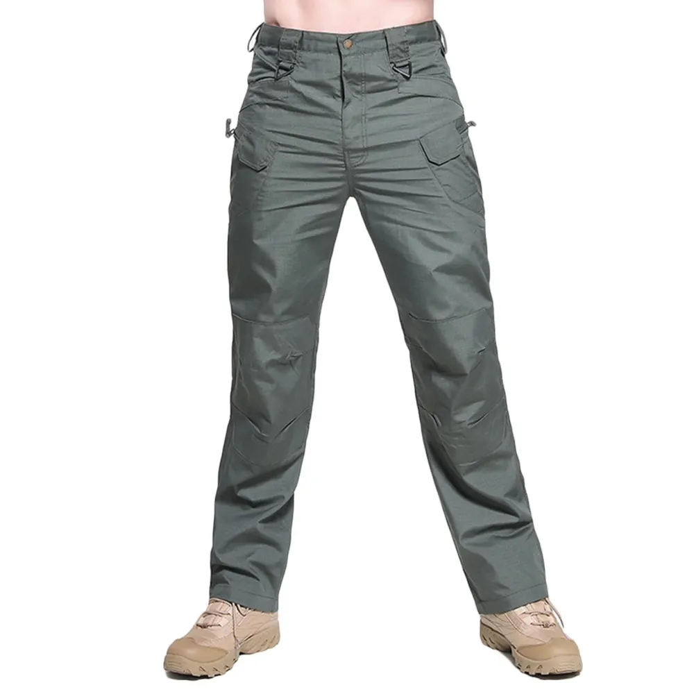 Men's Lightweight Pants, Cargo Pants Men, Linen Pants Men Men's Solid Color Multi-Pocket Washed Overalls Outdoor Casual Pants Trousers Men's pure cotton pants