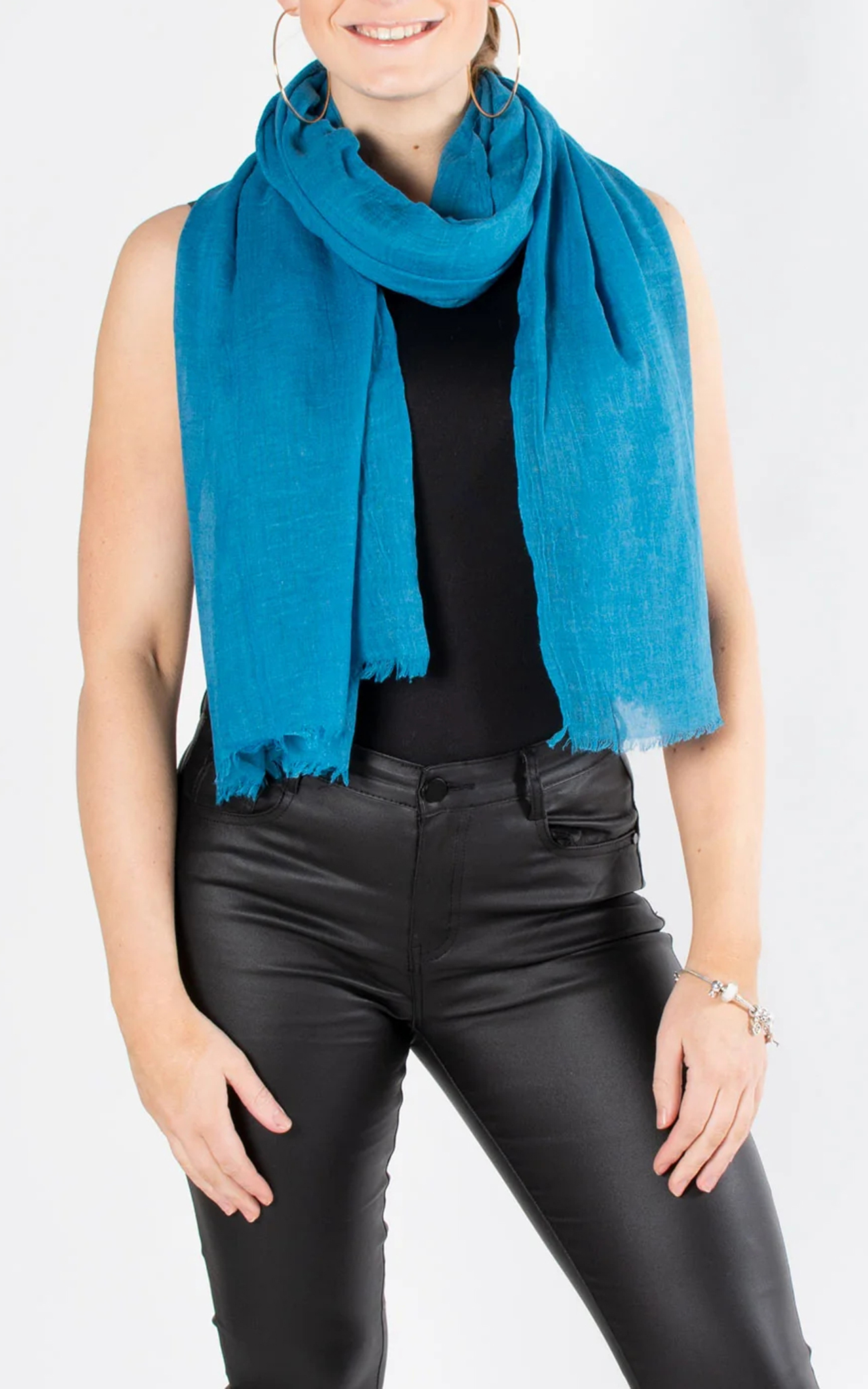 Sunshine Leisure Holiday Solid Color Women's Scarf
