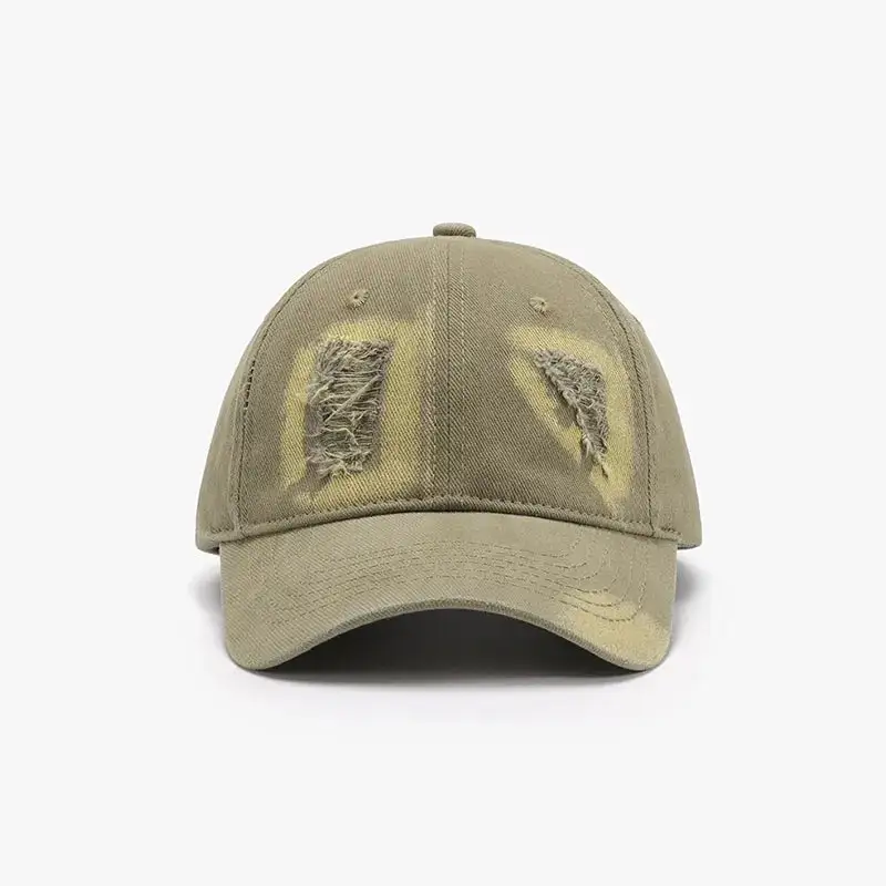 Wearable Distressed Cotton Baseball Hat