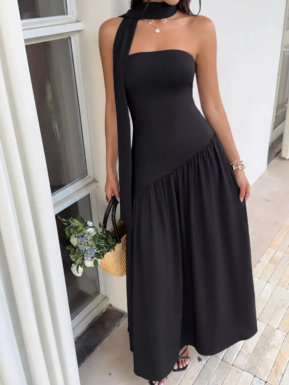 Slit Maxi Dress
