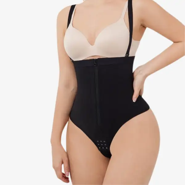 High Waist Full Support Thong Bodysuit