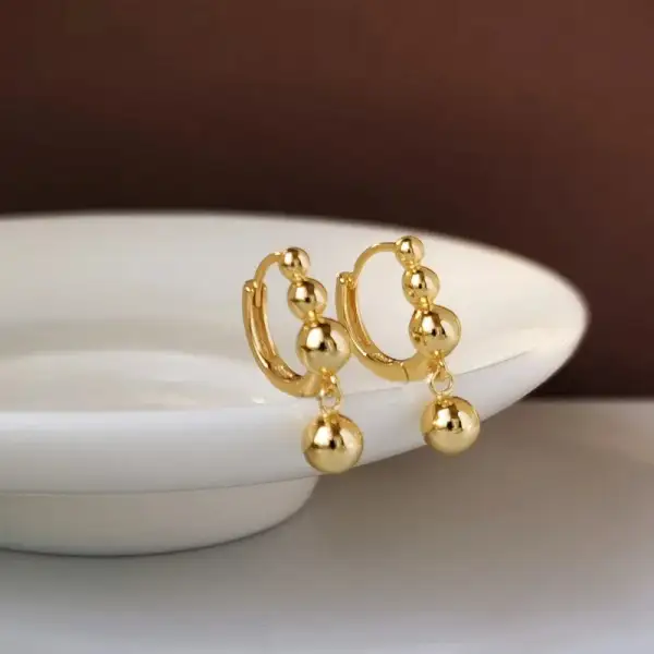 Sterling Silver Hoop Hoop Earrings