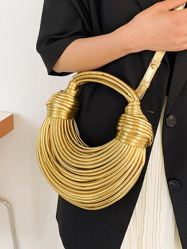 Urban Geometric Zip Crossbody Bag