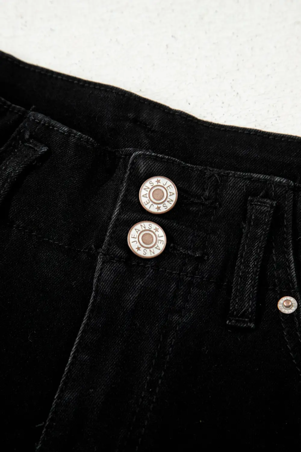 Flare Flared High Waist Button Bottom Jeans