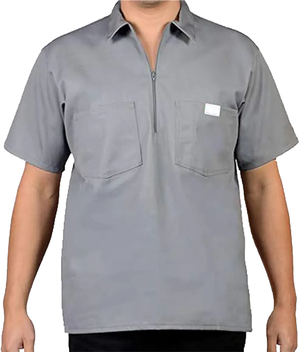 🧥 Short Sleeve 1/2 Zip Work Shirt – Built for Comfort. Made to Last.  🔥 Limited-Time Offer — 60% OFF This Week Only!