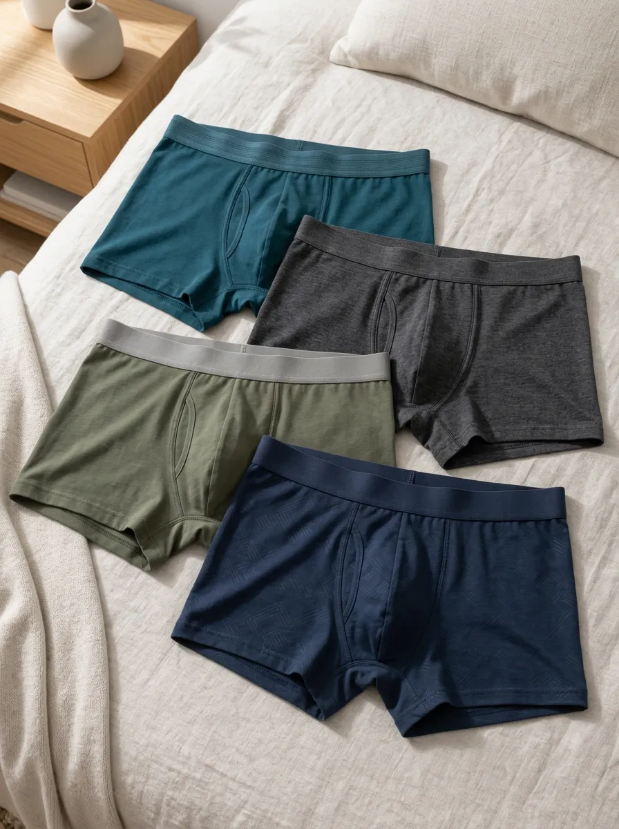 Men's Everyday Essentials Patterned Boxer Briefs Set