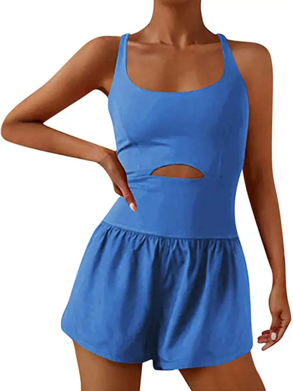 Emerald Elegance Active Jumpsuit