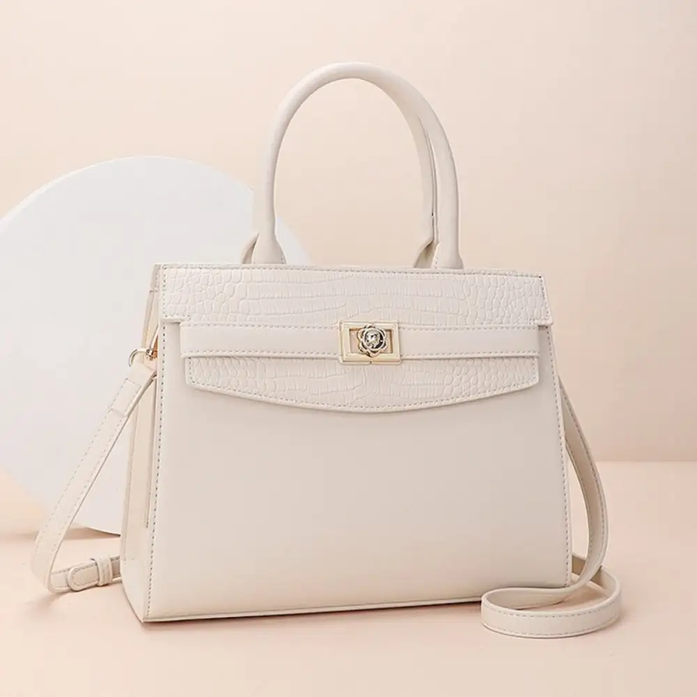 Top Handle Leather Handbag