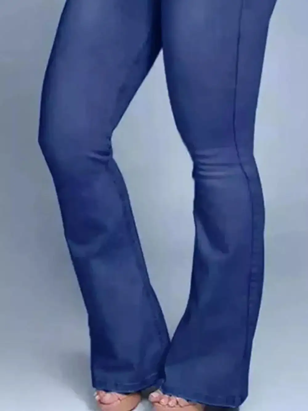 Modern High Waist Flare Leg Denim Jeans