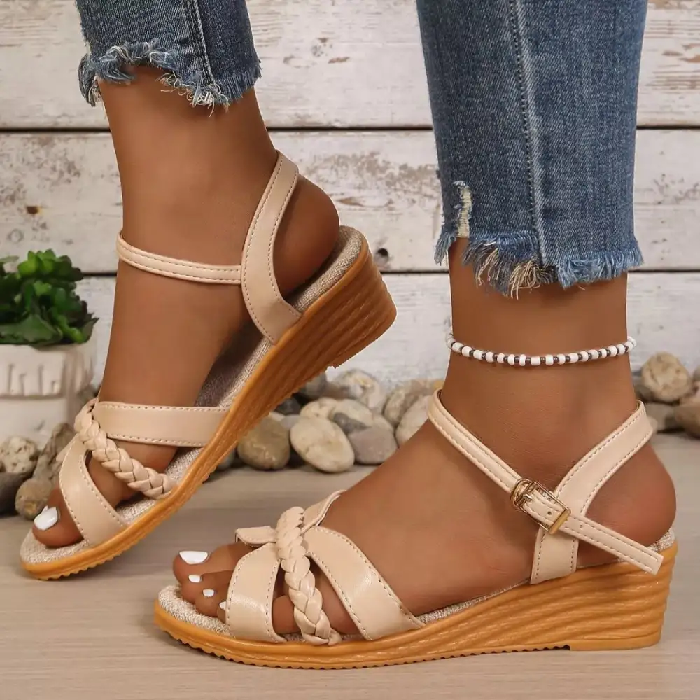 Open Toe Wedge Sandals