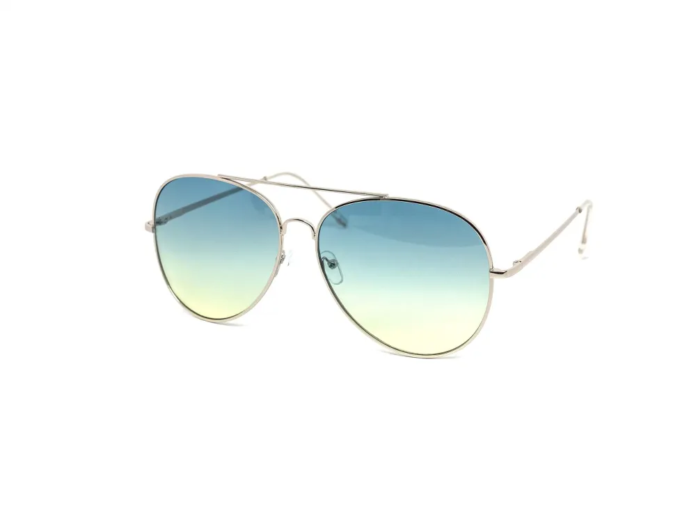 12-Pack Oversized Round Aviator Assorted Sunglasses