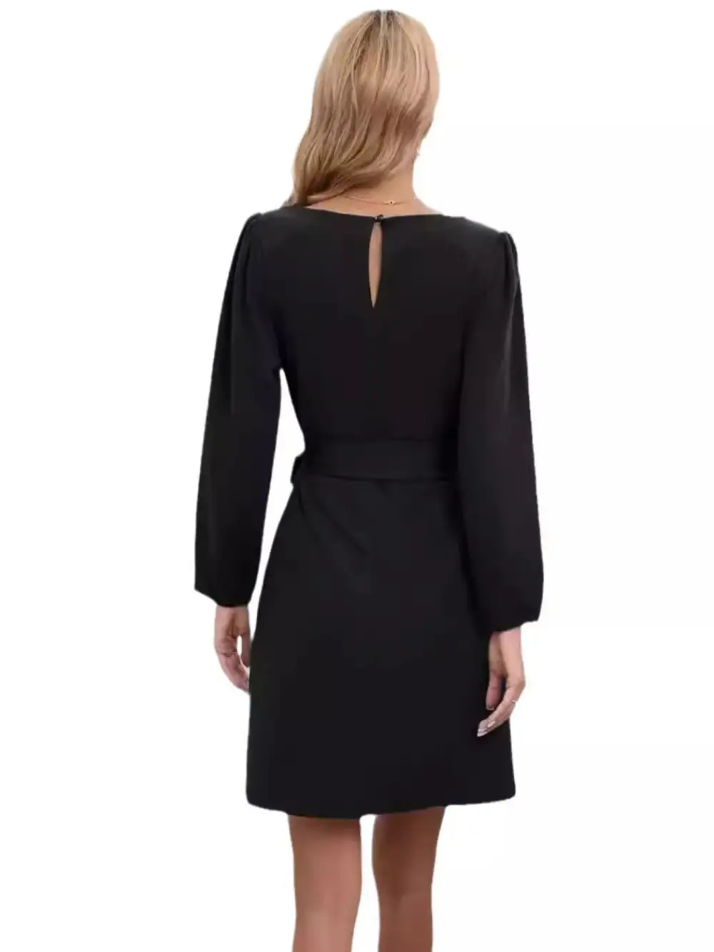 Tie-waist Mini Dress