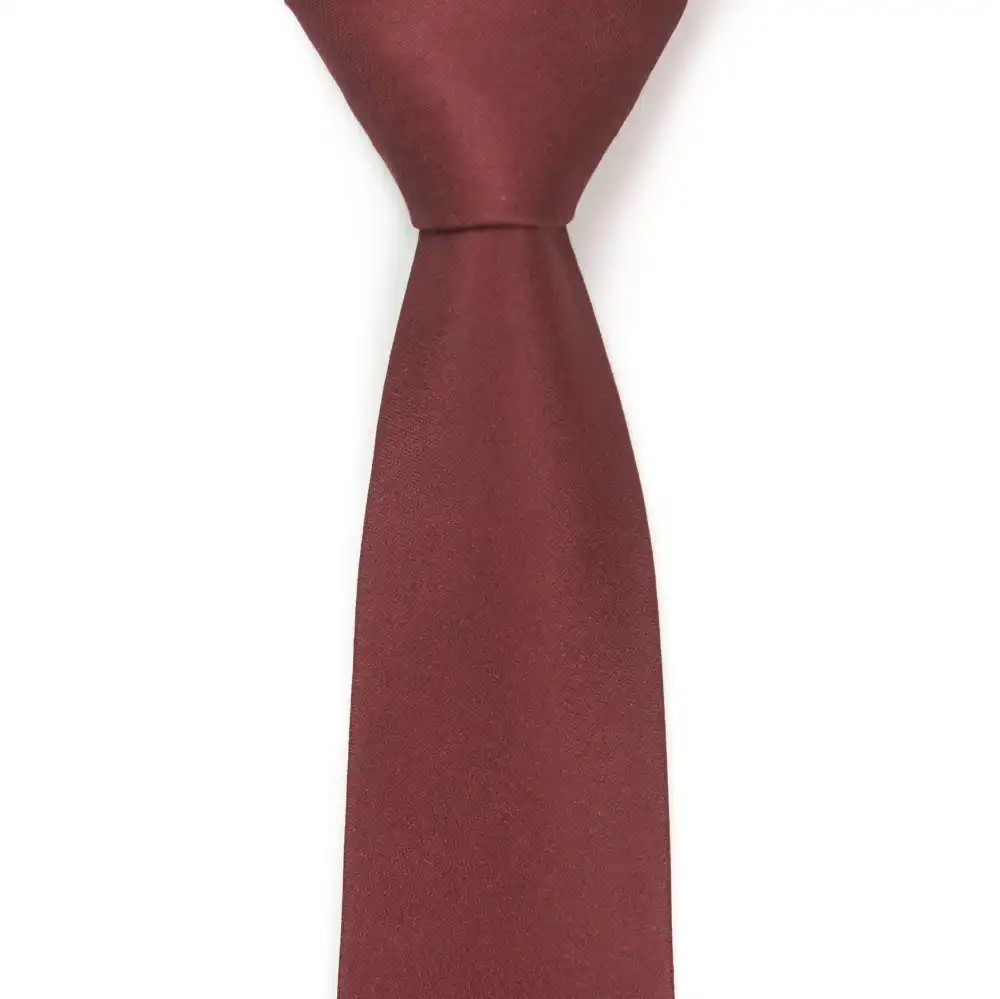 Composed Solid Finish Necktie