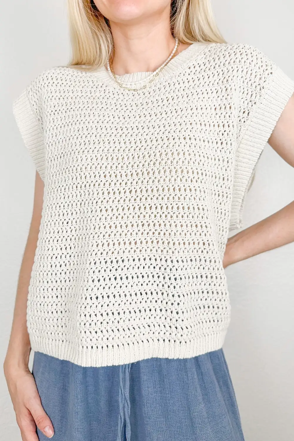 Soft Knit Sweater Vest