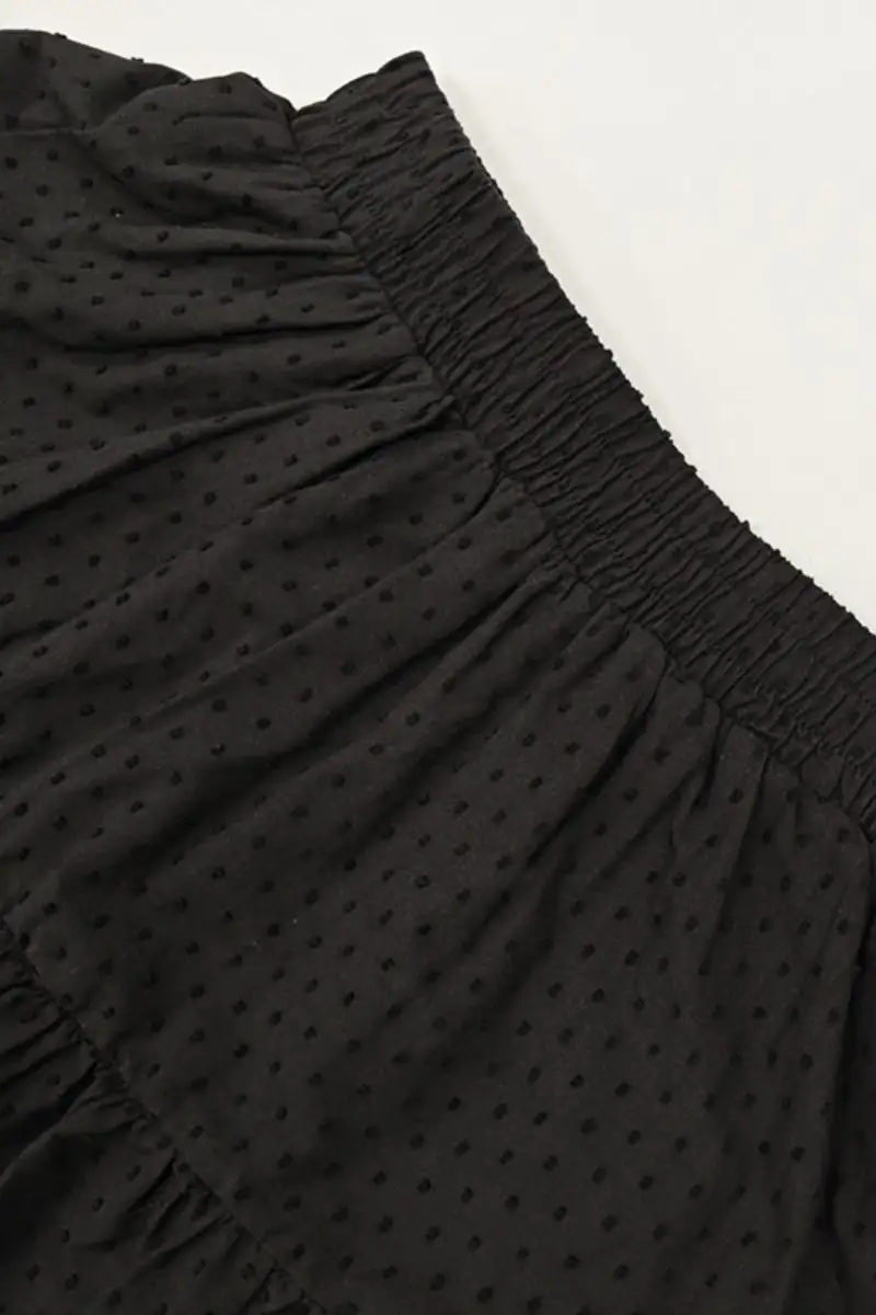 Smooth Lace Mesh Jacquard Skirt