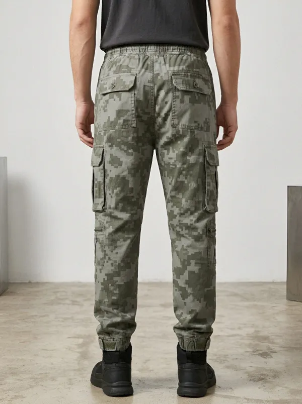 Digital Camo Camouflage Streetwear Camouflage Cargo Pants